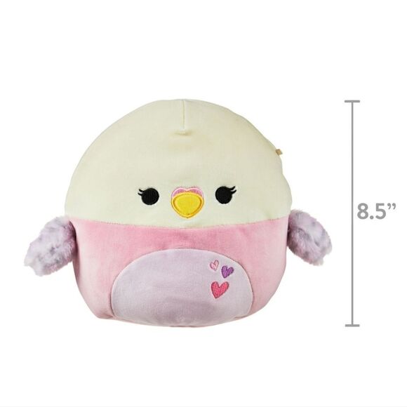 New Squishmallows Official Plush 8 Isadora Parakeet Easter Valentine's Day Plush - Picture 4 of 5